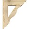 Ekena Millwork Funston Traditional Rough Sawn Bracket w/ Offset Brace, Douglas Fir, 6"W x 18"D x 22"H BKT0604X18X22FST01RDF - alternate 4